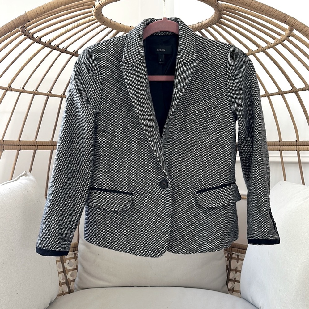 NWOT J.CREW 100% WOOL BLAZER JACKET
